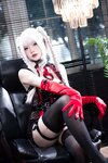 [Cosplay] 尤物清水由乃 - 白发护士