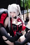 [Cosplay] 尤物清水由乃 - 白发护士