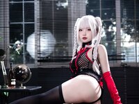 [Cosplay] 尤物清水由乃 - 白发护士