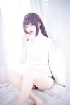 [Cosplay] Airi 仙九 - Scathach Sweater 斯卡哈毛衣