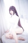 [Cosplay] Airi 仙九 - Scathach Sweater 斯卡哈毛衣