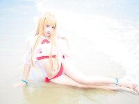 [Cosplay] Jean 九曲 - Swimsuit Nero 泳衣尼禄