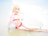 [Cosplay] Jean 九曲 - Swimsuit Nero 泳衣尼禄