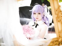 [Cosplay] 焖焖碳 - 婚纱独角兽