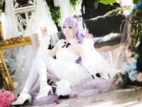 [Cosplay] 焖焖碳 - 婚纱独角兽