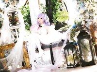 [Cosplay] 焖焖碳 - 婚纱独角兽