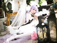 [Cosplay] 焖焖碳 - 婚纱独角兽
