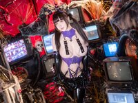 [Cosplay] 皮皮奶可可爱了啦 - 赛博魅魔
