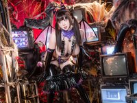 [Cosplay] 皮皮奶可可爱了啦 - 赛博魅魔