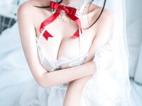 [Cosplay] Sandu 69 三度69 - Wedding Dress Peacock Feather 婚纱孔雀翎