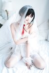 [Cosplay] Sandu 69 三度69 - Wedding Dress Peacock Feather 婚纱孔雀翎
