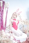 [Cosplay] Seya-狮砸 - 胜利女神：妮姬 毒蛇 兔女郎