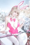 [Cosplay] Seya-狮砸 - 胜利女神：妮姬 毒蛇 兔女郎