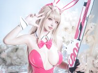 [Cosplay] Seya-狮砸 - 胜利女神：妮姬 毒蛇 兔女郎