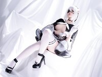[Cosplay] 星之迟迟 2025年2月 –  尼尔2B学生服