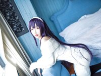 [Cosplay] Jean 九曲 - Sweater Senior Black Silk 毛衣学姐黑丝