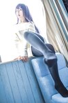 [Cosplay] Jean 九曲 - Sweater Senior Black Silk 毛衣学姐黑丝