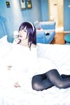 [Cosplay] Jean 九曲 - Sweater Senior Black Silk 毛衣学姐黑丝