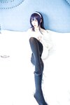 [Cosplay] Jean 九曲 - Sweater Senior Black Silk 毛衣学姐黑丝