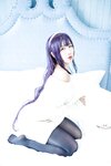 [Cosplay] Jean 九曲 - Sweater Senior Black Silk 毛衣学姐黑丝