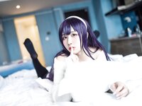 [Cosplay] Jean 九曲 - Sweater Senior Black Silk 毛衣学姐黑丝