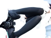 [Cosplay] Jean 九曲 - Sweater Senior Black Silk 毛衣学姐黑丝