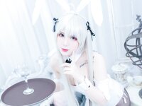 [Cosplay] 次元少女羊大真人 - 穹妹兔女郎