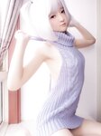 [Cosplay] YiXiaoYangZe 一小央泽 - Turtleneck Sweater 高领毛衣
