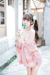 [Cosplay] Keke Xiao 可可小白兔 - Summer Yukata Pure Pink Girl 夏日浴衣 純慾粉嫩少女