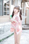 [Cosplay] Keke Xiao 可可小白兔 - Summer Yukata Pure Pink Girl 夏日浴衣 純慾粉嫩少女