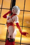 [Cosplay] Coser小姐姐星之迟迟 - 圣诞2B