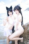 [Cosplay] Bu Dai Mao 不呆猫 & Lishi 抖娘 - Mastiff Beach Swimsuit 獒犬海边泳装