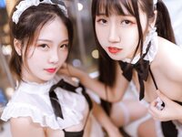 [Cosplay] Bu Dai Mao 不呆猫 & Lishi 抖娘 - Maids 女仆