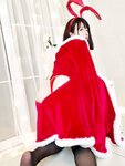 [Cosplay] YiXiaoYangZe 一小央泽 - Christmas Rabbit 圣诞-兔