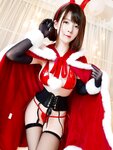 [Cosplay] YiXiaoYangZe 一小央泽 - Christmas Rabbit 圣诞-兔