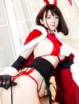 [Cosplay] YiXiaoYangZe 一小央泽 - Christmas Rabbit 圣诞-兔