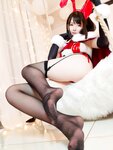 [Cosplay] YiXiaoYangZe 一小央泽 - Christmas Rabbit 圣诞-兔