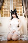 [Cosplay] Coser小姐姐星之迟迟 - 爱宕婚纱