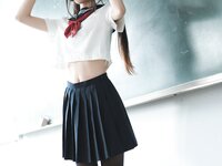 [Cosplay] Alannis 五更百鬼 - JK Uniform JK制服