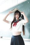 [Cosplay] Alannis 五更百鬼 - JK Uniform JK制服