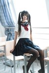 [Cosplay] Alannis 五更百鬼 - JK Uniform JK制服