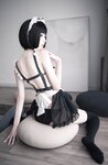 [Cosplay] Ni De Fu Qing 你的负卿 - Backless Maid 露背女仆