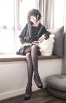 [Cosplay] Ni De Fu Qing 你的负卿 - Window Sill Uniform 窗台制服