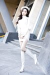 [Cosplay] 王馨瑶 毛衣皮裙
