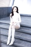 [Cosplay] 王馨瑶 毛衣皮裙