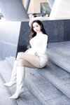 [Cosplay] 王馨瑶 毛衣皮裙