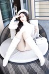 [Cosplay] 王馨瑶 毛衣皮裙