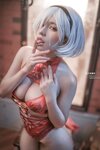 [Cosplay] Yixiao 一笑芳香沁 - 2B Christmas 2B圣诞