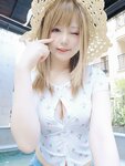 [Cosplay] Nyako 喵子 - Hot Spring + Lace Pajamas 温泉+蕾丝睡衣