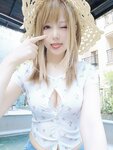[Cosplay] Nyako 喵子 - Hot Spring + Lace Pajamas 温泉+蕾丝睡衣